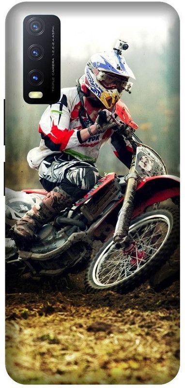 Yoprint Back Cover for Y20A Sports bike back cover  (Multicolor, Hard Case)
