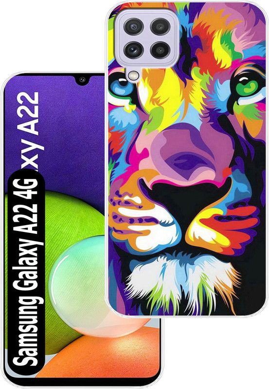 Goldista Back Cover for Samsung Galaxy A22 (4G)  (Multicolor, Flexible, Silicon, Pack of: 1)