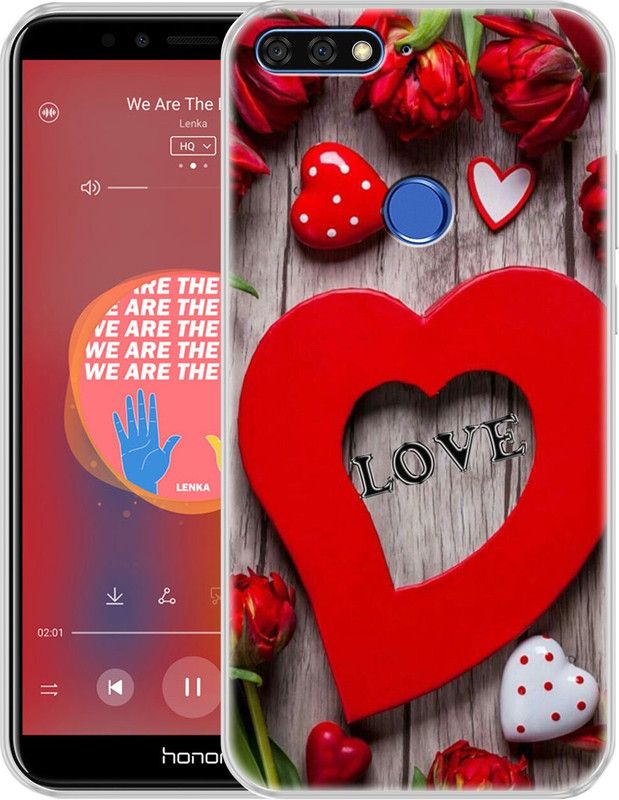 Flipkart SmartBuy Back Cover for Honor 7A  (Multicolor, Shock Proof, Silicon, Pack of: 1)