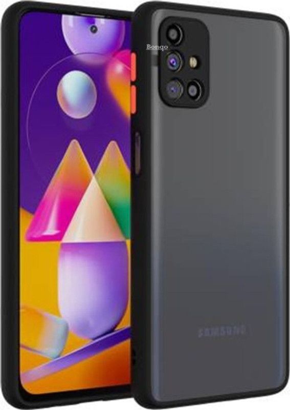 AJR Front & Back Case for Samsung Galaxy M31s  (Black, Hard Case, Pack of: 1)