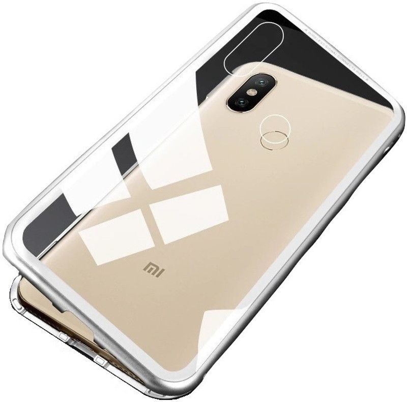 DHAN GTB Back Cover for Mi Redmi Note 6 Pro  (White, Grip Case, Pack of: 1)