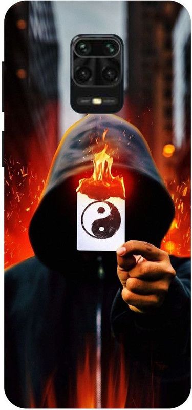 THE NARAYANA COLLECTIONS Back Cover for REDMI NOTE 9 PRO MAX-JOKER,BURN,CARD,IKKA,KING,SMILE,DEVIL  (Multicolor, Hard Case, Pack of: 1)