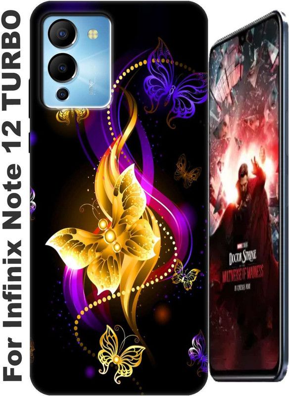 Sheorano Back Cover for Infinix Note 12 Turbo 2587  (Pink, Flexible, Silicon, Pack of: 1)