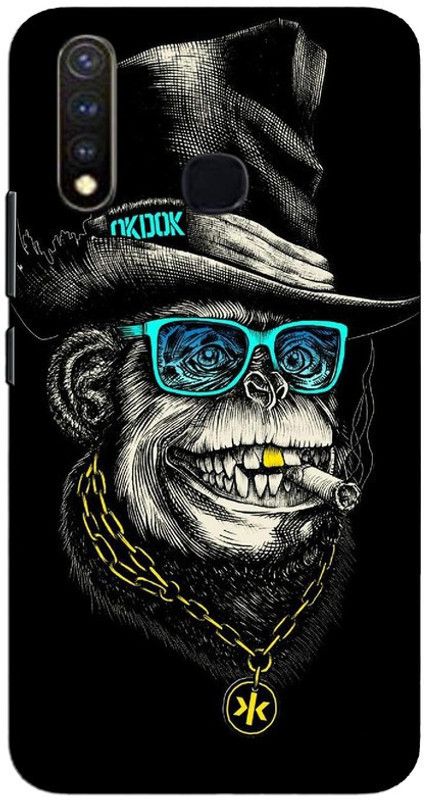 CROKIAN Back Cover for Vivo Y19 Monket Cadet Back Cover  (Multicolor, Hard Case, Pack of: 1)