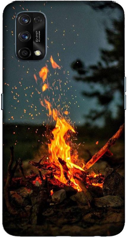 CROKIAN Back Cover for Realme 7 Pro Fire Design Back Cover  (Multicolor, Hard Case, Pack of: 1)