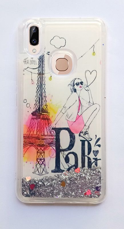 AOnes Back Cover for Mi Redmi Note 6 Pro  (Silver, Cases with Holder, Silicon, Pack of: 1)