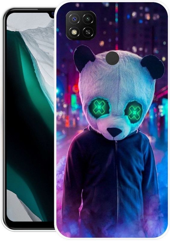 PRINTGARD Back Cover for Redmi 9, Redmi 9C  (Multicolor, Grip Case, Silicon, Pack of: 1)