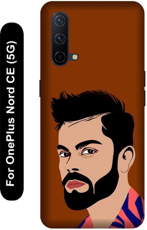 KARJUN Back Cover for OnePlus Nord CE (Virat Kohli Art Printed ) Mobile case cover  (Multicolor, 3D Case, Pack of: 1)