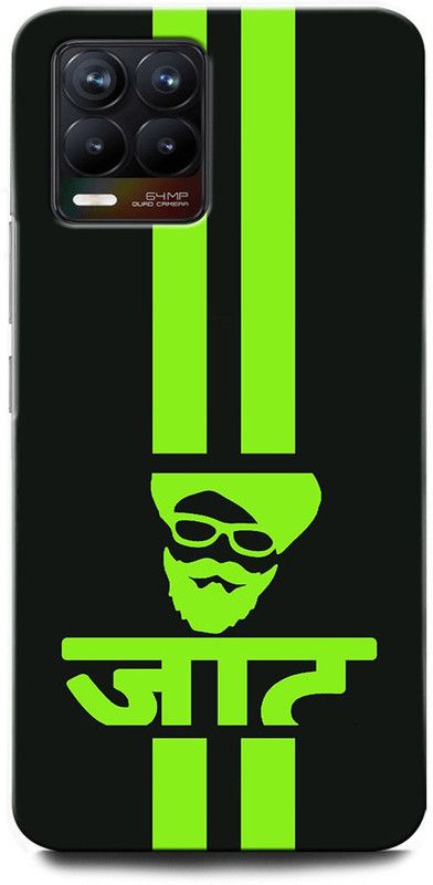 GRAFIQE Back Cover for Realme 8 Pro RMX3081 JAT, JATT, BLACK, CHOUDHARY, HUKAA, SWAG  (Multicolor, Shock Proof, Pack of: 1)