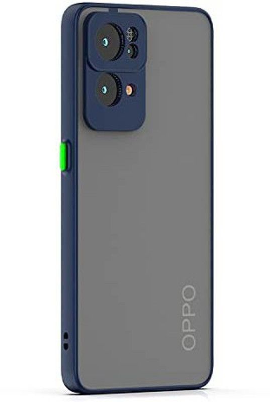 FLEETIA Back Cover for Oppo Reno 7 Pro 5G  (Blue, Pack of: 1)