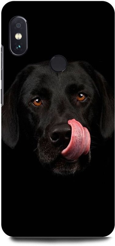 FUGGA Back Cover for Redmi Note 5 Pro, BLACK, DOG, PUPPIE, CUTE, DOG  (Multicolor, Hard Case, Pack of: 1)