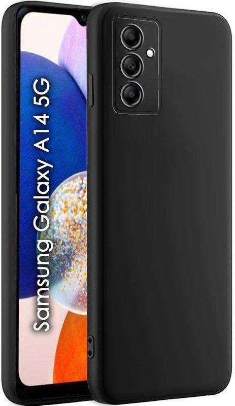 S-Softline Back Cover for Samsung Galaxy A14 5G  (Black, Pack of: 1)