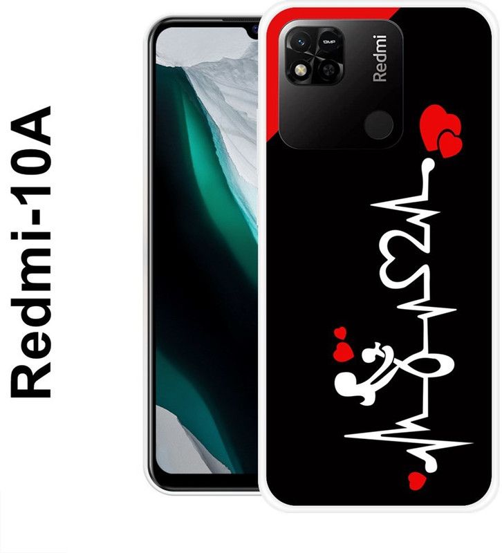 KLC Back Cover for Redmi 10A  (Multicolor, Grip Case, Silicon)