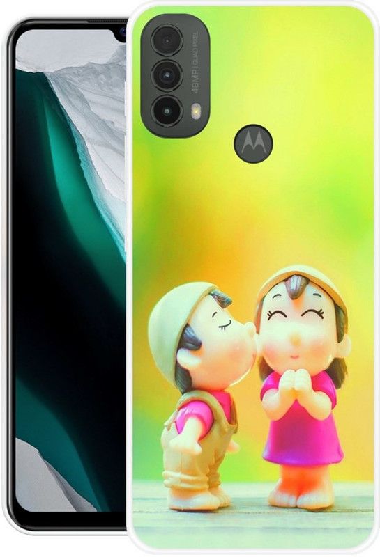 KLC Back Cover for Moto E371  (Multicolor, Grip Case, Silicon, Pack of: 1)