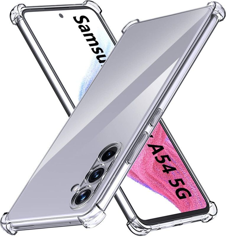 NKCASE Back Cover for SAMSUNG Galaxy A54 5G, Samsung Galaxy A54 5G, (BM)  (Transparent, Shock Proof, Silicon, Pack of: 1)