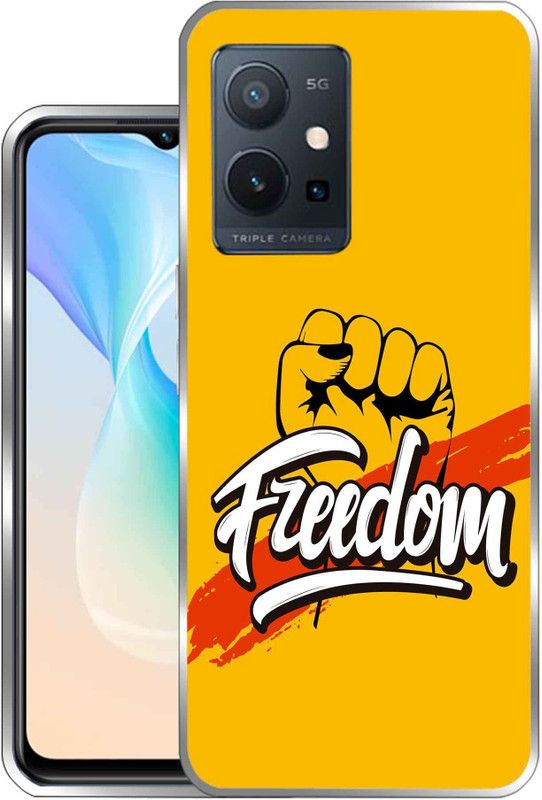 Vascase Back Cover for Vivo T1 5G  (Multicolor, Dual Protection, Silicon, Pack of: 1)