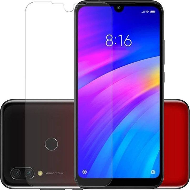 HOBBYTRONICS Tempered Glass Guard for Redmi Note 7  (Pack of 1)