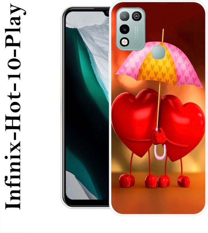 KLC Back Cover for Infinix Hot 10 Play, Infinix Smart 5  (Multicolor, Silicon)