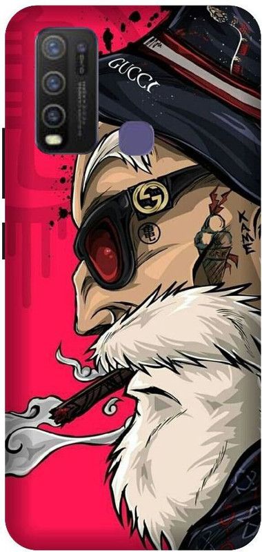 Vinsmoke Back Cover for Vivo Y50 Master Roshi, Goku, Anime, Dragon Ball Z  (Multicolor, Shock Proof, Pack of: 1)