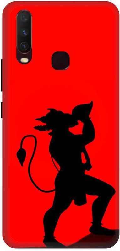 URCHIN Back Cover for vivo Y15  (Black, Red, Shock Proof)