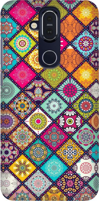 Flipkart SmartBuy Back Cover for Nokia 8.1  (Multicolor, Hard Case, Pack of: 1)
