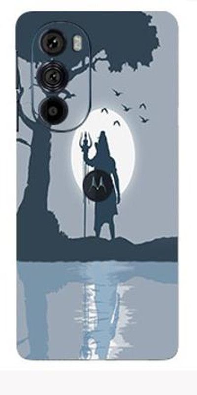 BUGGU Lord shiva Moto edge 30 Back Skin Guard, Moto edge 30 Mobile Skin  (Ultra Super Lord shiva Skin Matte Finish, Mobile Skin (Back+Side+Camera))