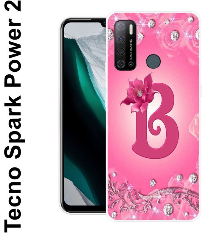 JATLAND Back Cover for Tecno Spark Power 2  (Pink, Grip Case, Silicon)