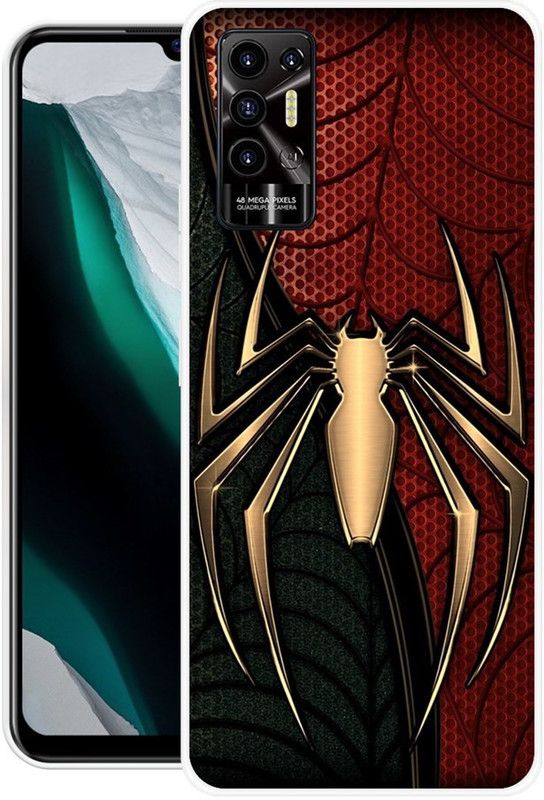 FITESTAR Back Cover for Tecno Pova 2  (Multicolor, Grip Case, Silicon)