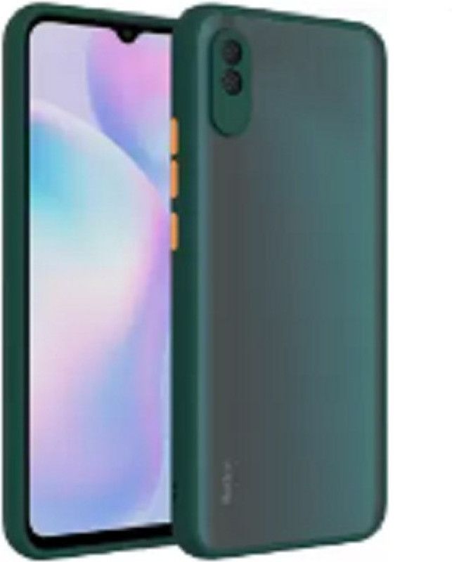 SRAVZ CASE Pouch for Redmi 9i  (Green, Camera Bump Protector, Pack of: 1)