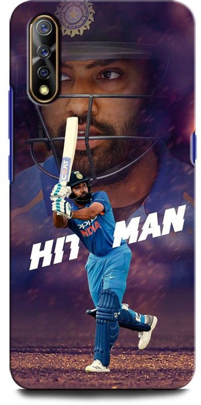 GRAFIQE Back Cover for Vivo S1 ROHIT SHARMA, INDIA, CRICKET, INDIAN CRICKET BATSMAN, HITMAN  (Multicolor, Shock Proof, Pack of: 1)
