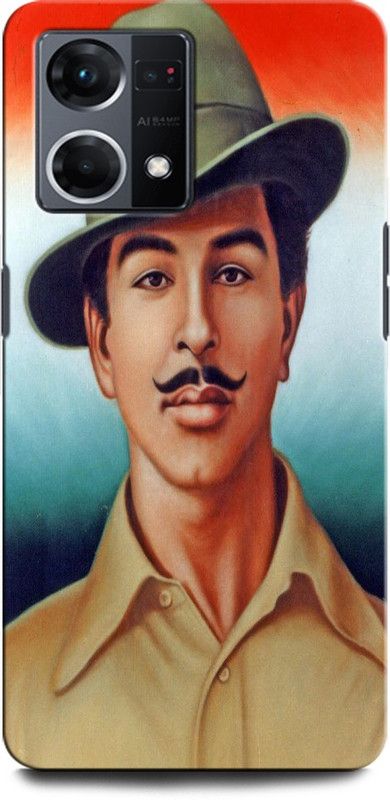 GRAFIQE Back Cover for OPPO F21 Pro 4G FREEDOM FIGHTER, BHAGAT SINGH, CHANDRA SHEKAR AZAD  (Multicolor, Shock Proof, Pack of: 1)