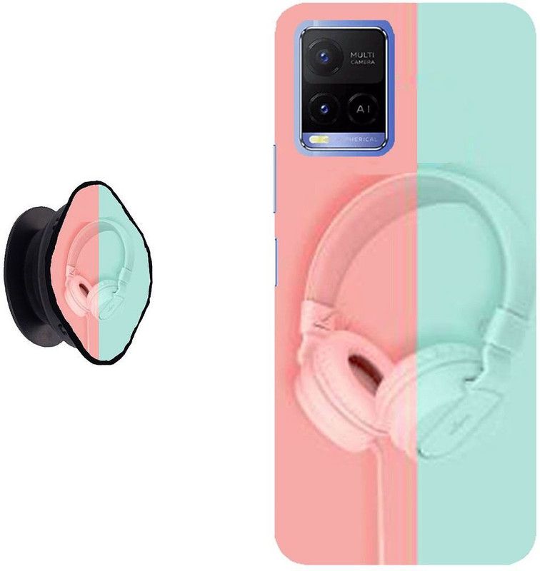 Zappy Back Cover for Vivo Y21  (Multicolor, Cases with Holder, Pack of: 1)