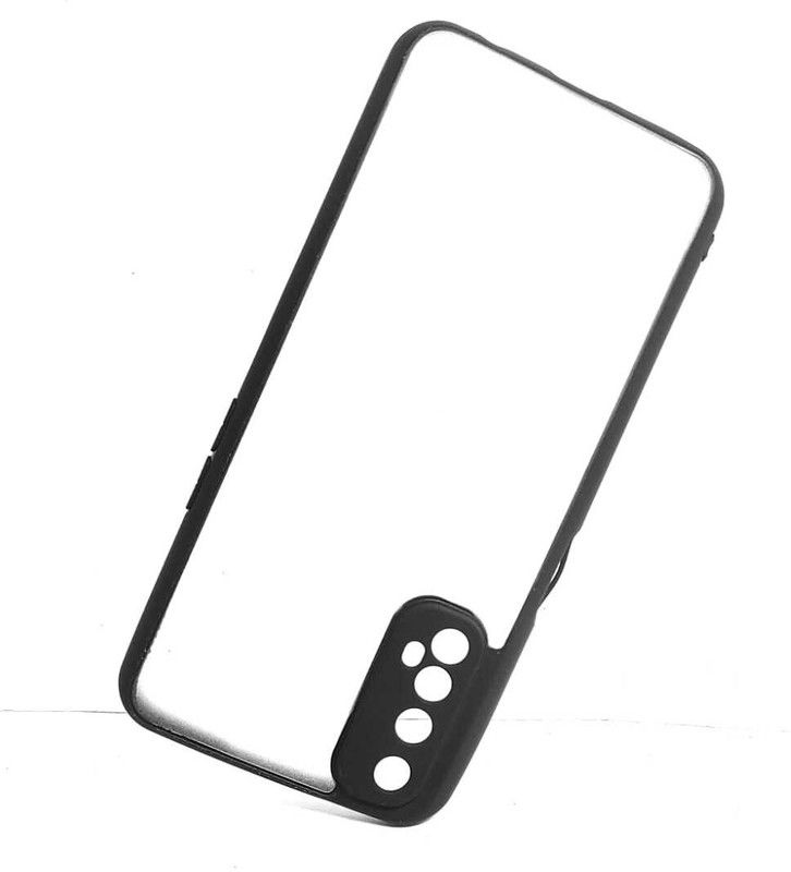 NETZWERK Back Cover for Realme 7, Realme Narzo 20 Pro  (Black, Camera Bump Protector, Silicon)