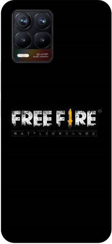 URCHIN Back Cover for Realme 8 Free Fire, Free fire game, free fire logo, game, free fire  (Multicolor, Shock Proof, Pack of: 1)