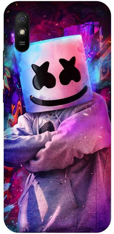 URCHIN Back Cover for Vivo Y90 Marshmello, EDM, DJ, Famious, marshmello, singer  (Multicolor, Shock Proof)
