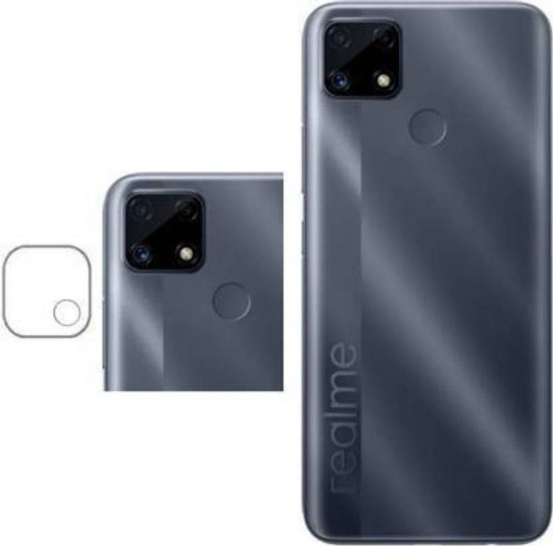 I THINK ENTERPRISES Back Camera Lens Glass Protector for REALME C25(Transparent Camera Lens)  (Pack of: 1)