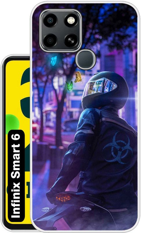 Flipkart SmartBuy Back Cover for Infinix Smart 6  (Multicolor, Dual Protection, Silicon, Pack of: 1)