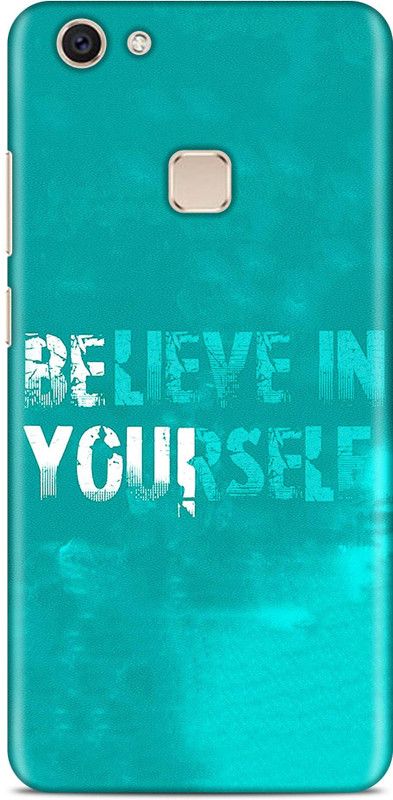 Sankee Back Cover for VIVO 1716  (White, Hard Case)