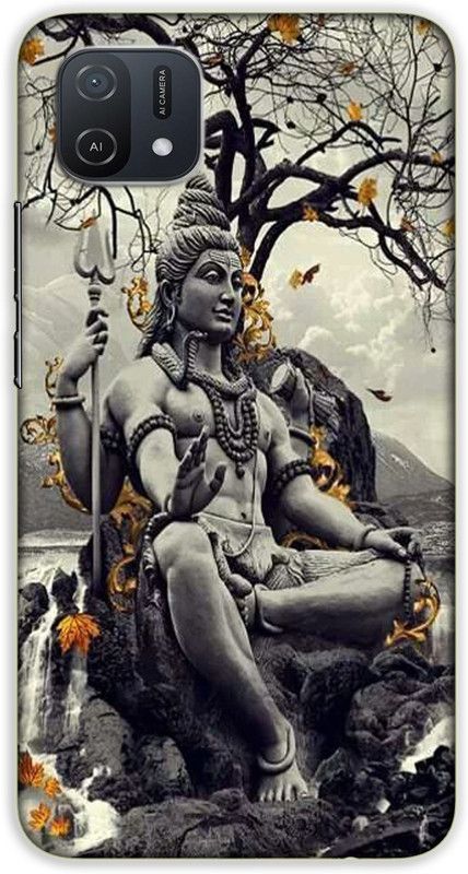 iprinto Back Cover for OPPOA16K, Oppo A16E Mahadev Lord Mahadev Mahakal Shiva Shiv Ji Back Cover  (Black, Hard Case)