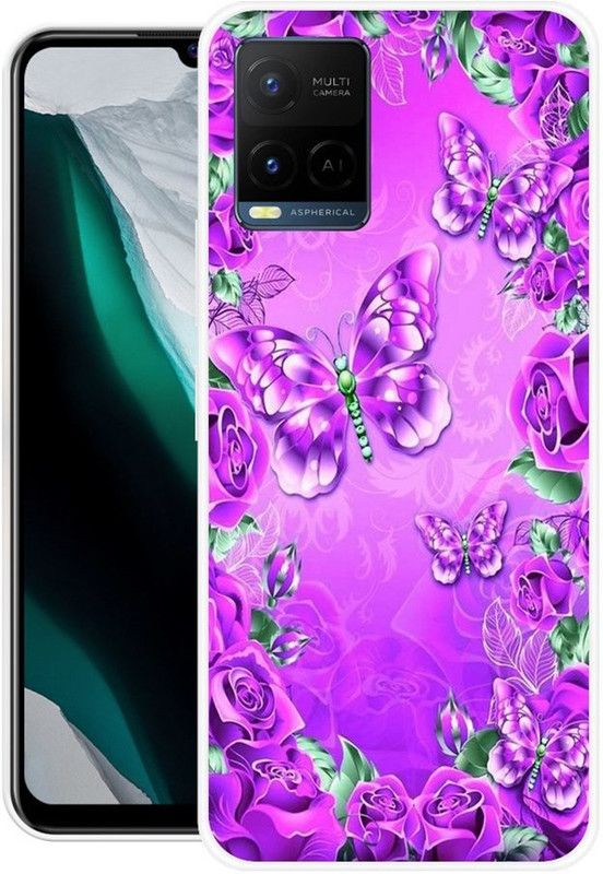 BLUEBUG Back Cover for Vivo Y33s  (Multicolor, Grip Case, Silicon)