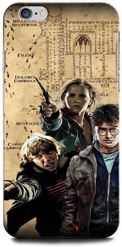 ORBIQE Back Cover for APPLE iPhone 6s MN0W2HN/A HARRY POTTER, HOGWARTS, HARRY POTTER LOGO, DANIEL RADCLIFFE  (Multicolor, Hard Case, Pack of: 1)