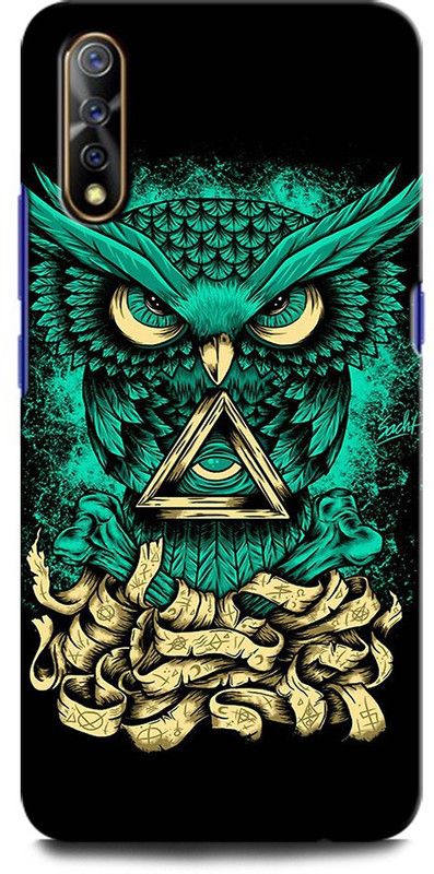 GRAFIQE Back Cover for Vivo S1 OWL, TRIPPY, WORLD, EYE, USA, ILLUMINATI, MASONICO, OWL  (Multicolor, Shock Proof, Pack of: 1)