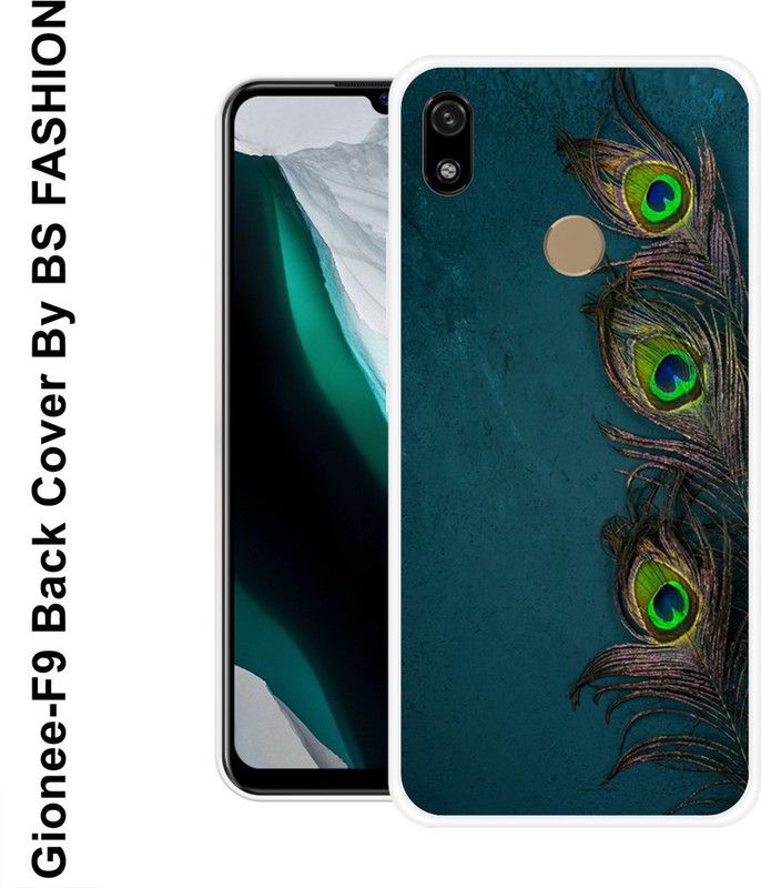 BSRAJ Back Cover for Gionee F9  (Green, Silicon)