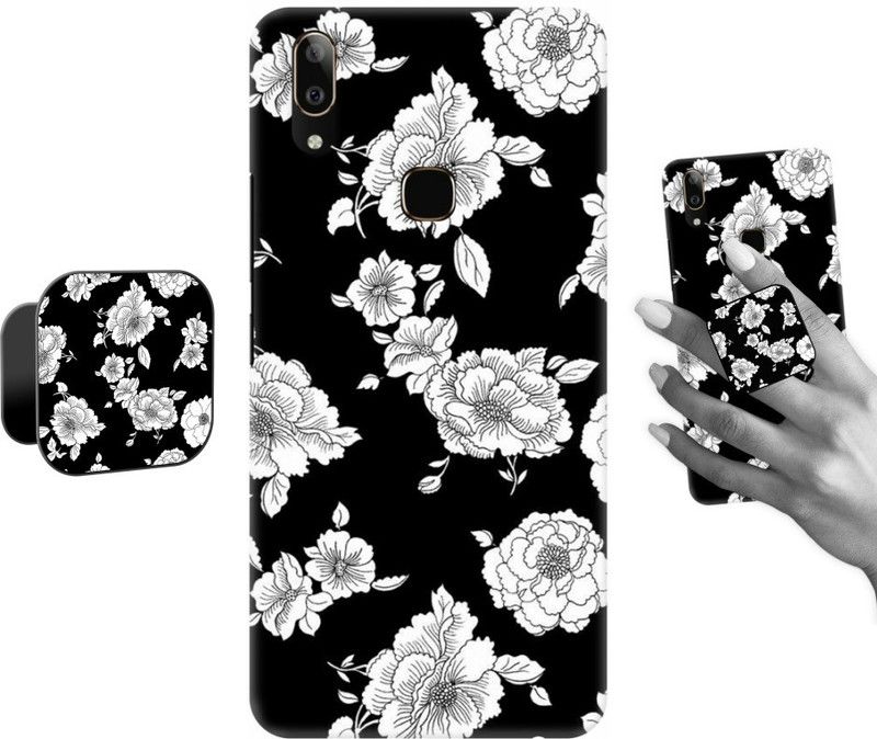 COBIERTAS Back Cover for Vivo V9 Youth  (Multicolor, Cases with Holder, Pack of: 2)
