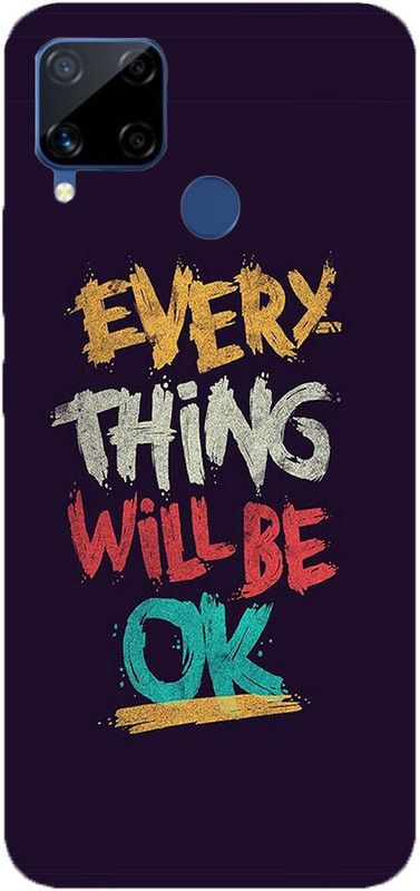 METOO Back Cover for REALME C12, Text,Shayari, Funny Quote Design Print Back Cover Print : 39  (Multicolor, Dual Protection, Silicon, Pack of: 1)