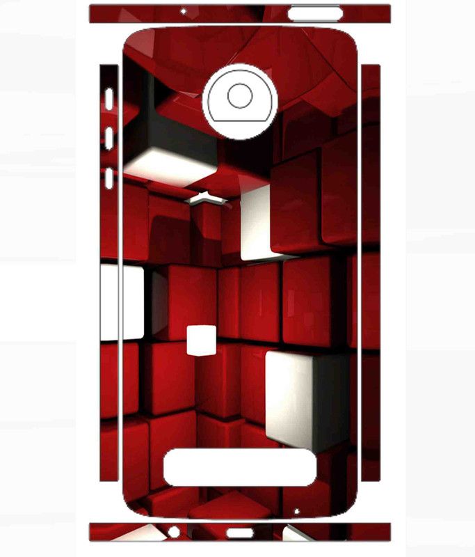 Snooky Motorola Moto Z Play Mobile Skin  (Red)