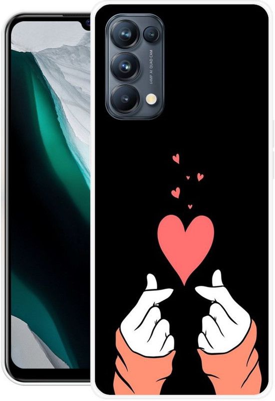 Chahar Back Cover for Oppo Reno 5 Pro 5G  (Multicolor, Grip Case, Silicon, Pack of: 1)