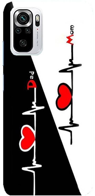 Flipkart SmartBuy Back Cover for Mi Redmi Note 10S  (Black, White, Hard Case, Pack of: 1)
