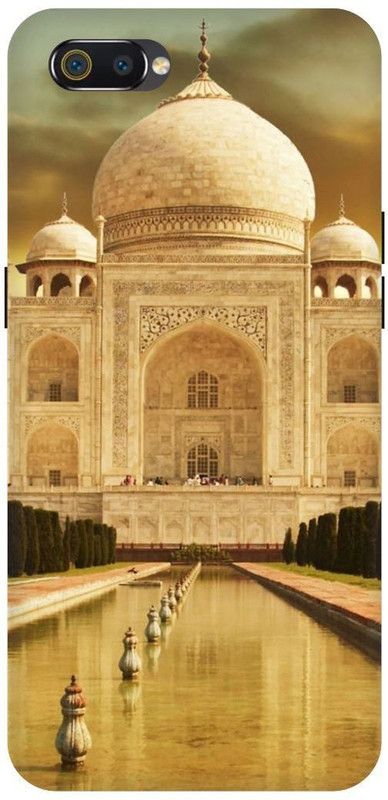 THE NARAYANA COLLECTIONS Back Cover for REALME C2-RMX1941-TAJMAHAL,LOVE,SIGN,COUPLE  (Multicolor, Hard Case, Pack of: 1)