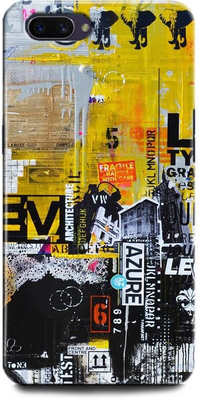 INDICRAFT Back Cover for Realme C1, RMX1811 GRAFFITY, PAINTING, COLORFULL, ART, TEXTURE, ABSTRACT  (Multicolor, Hard Case, Pack of: 1)